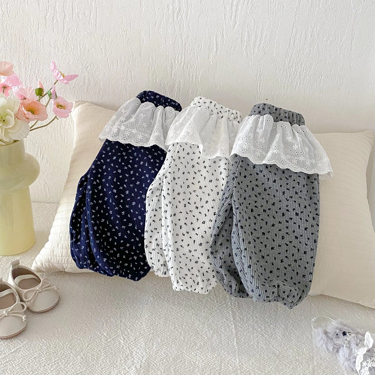 Lace Ruffle Lounge Pants