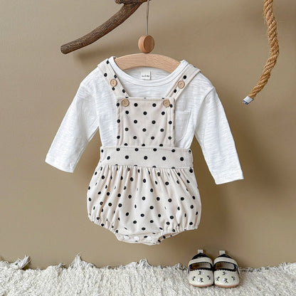 Polka Dot Romper Set