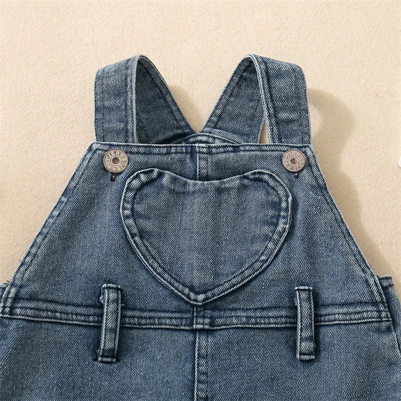 Denim Pocketed Romper