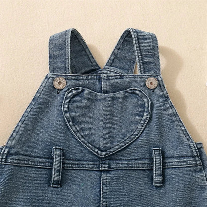 Denim Pocketed Romper