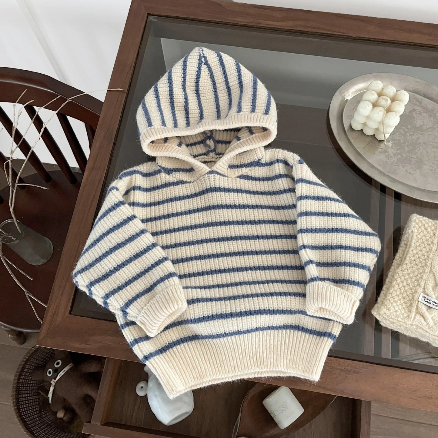 Stipe Knit Jumpsuit
