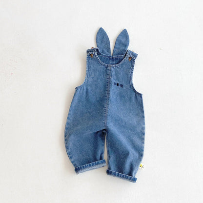 Bunny Rabbit Denim Jumpsuit