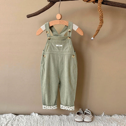 Flower Leg Overalls Jumpsuit