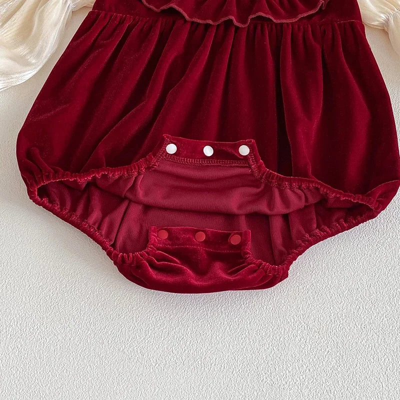 Newborn Christmas Fashion Rompers