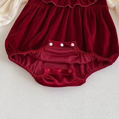 Newborn Christmas Fashion Rompers