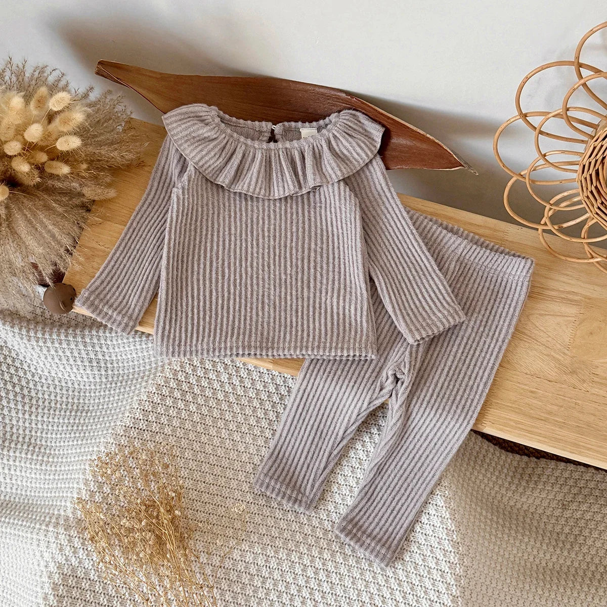 Jester Collar Solid Lounge Set