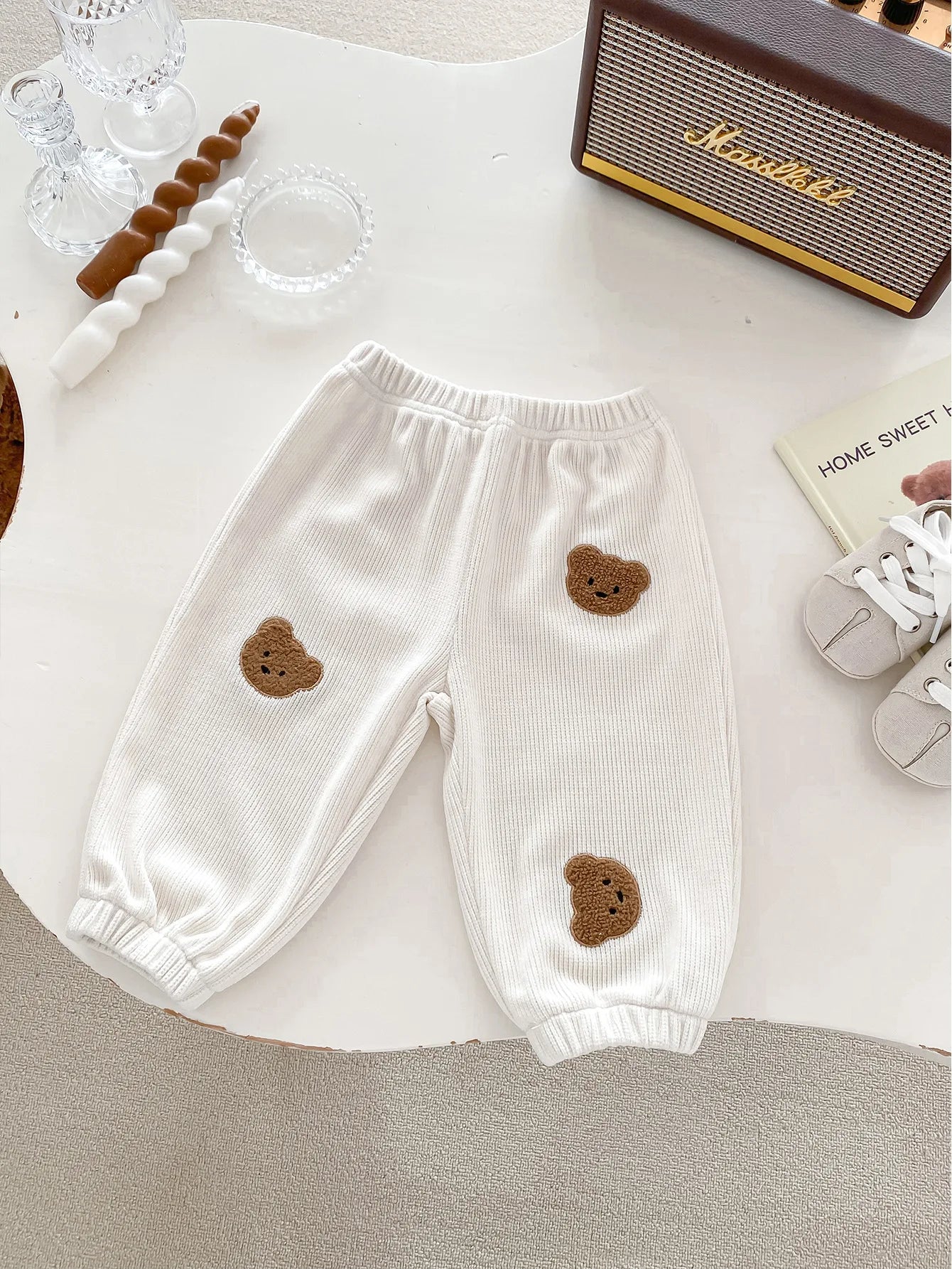 Teddy Bear Corduroy Jogger Pants