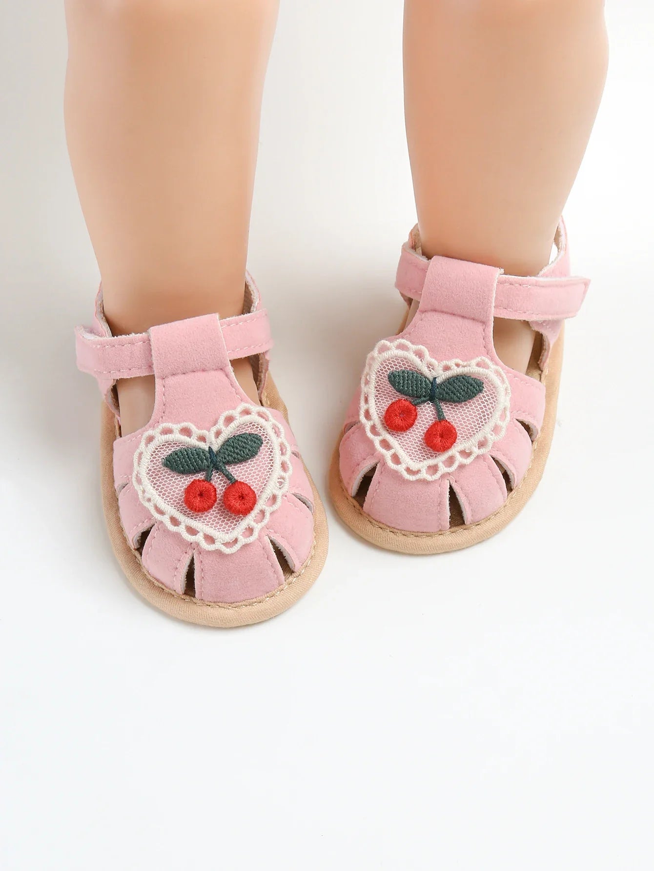 Cherry Heart Sandals