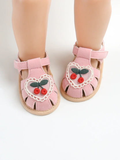 Cherry Heart Sandals