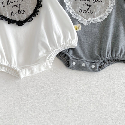 Lace Heart Romper