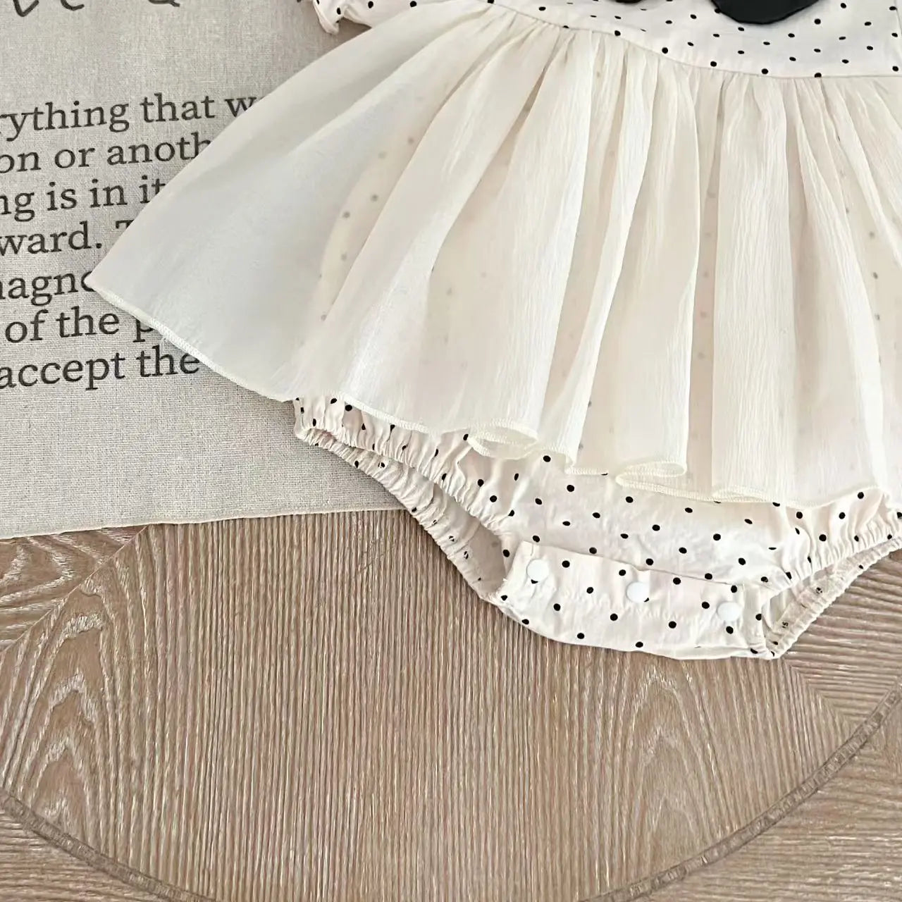 Polka Dot Romper Dress