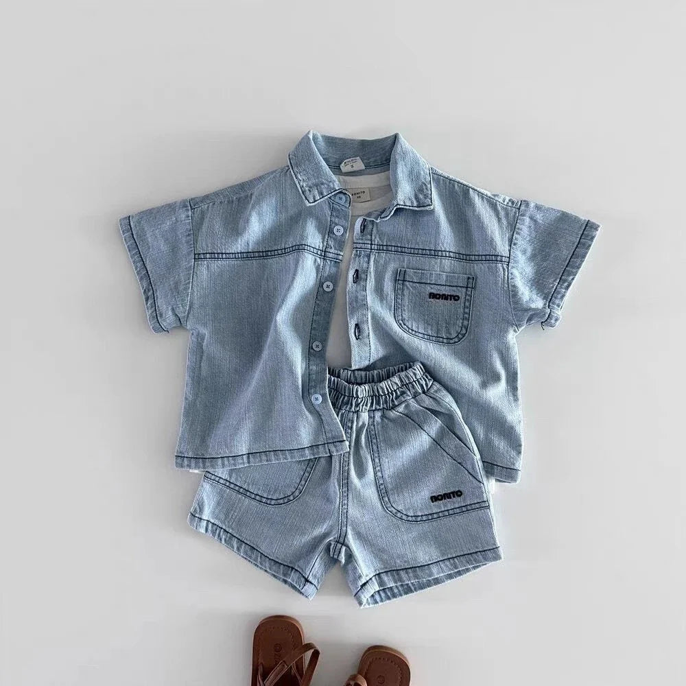 Bonito Denim Shorts Set