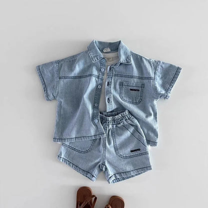 Bonito Denim Shorts Set