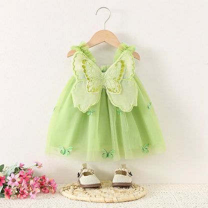 Butterfly Wing Sequin Dress