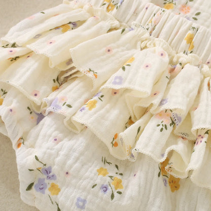 Summer Flower Romper w Headband