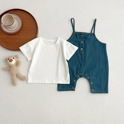 Denim Romper Outfit