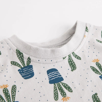 Cactus Print Summer Jumpsuit