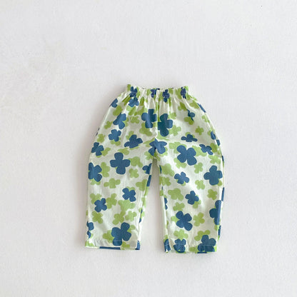 Printed Loose Harem Pants
