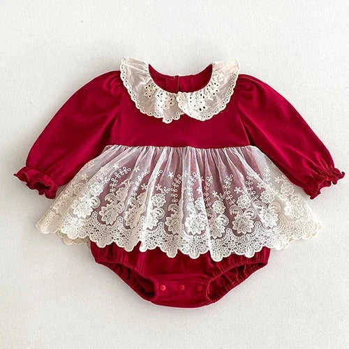 Newborn Christmas Fashion Rompers