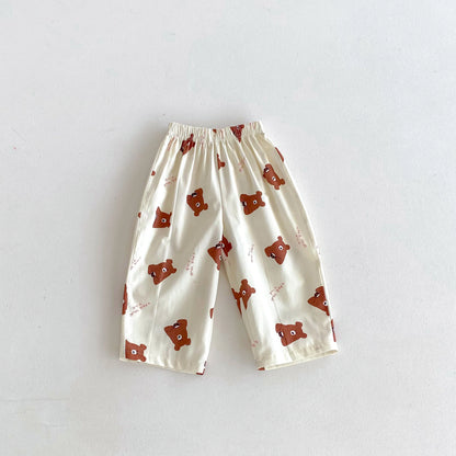 Loose Printed Harem Pants
