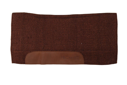 Spine Relief Woven Blanket Saddle Pad with Wool Bottom- ASSORTED COLORS