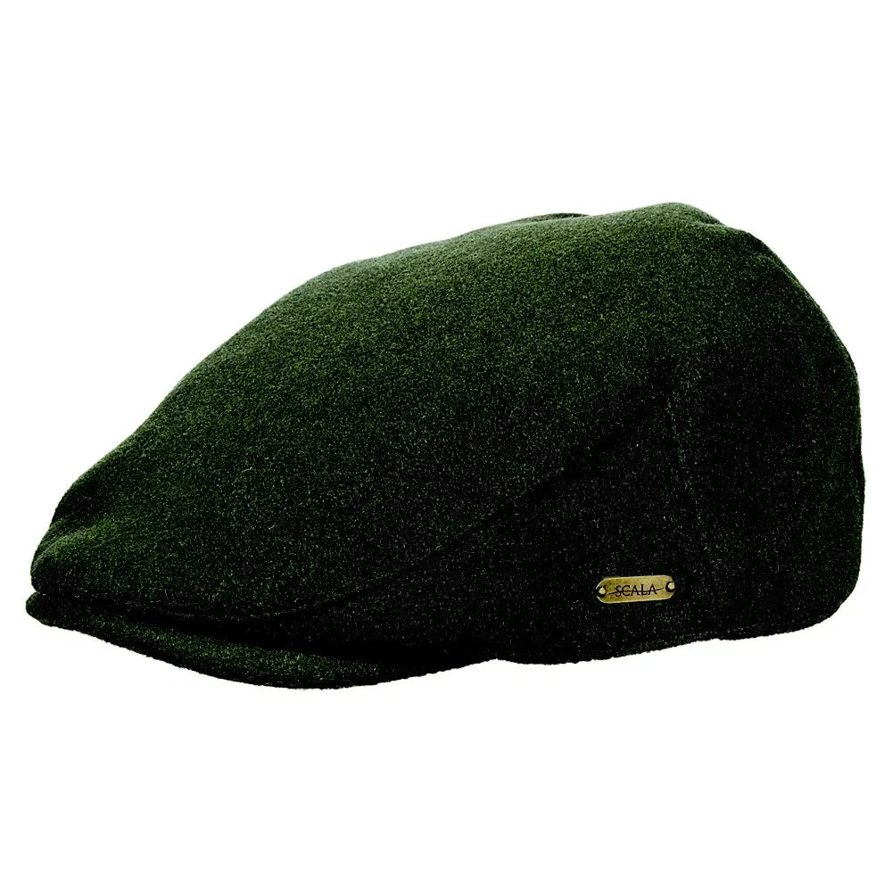 Scala Oxford - Wool Blend Flat Cap