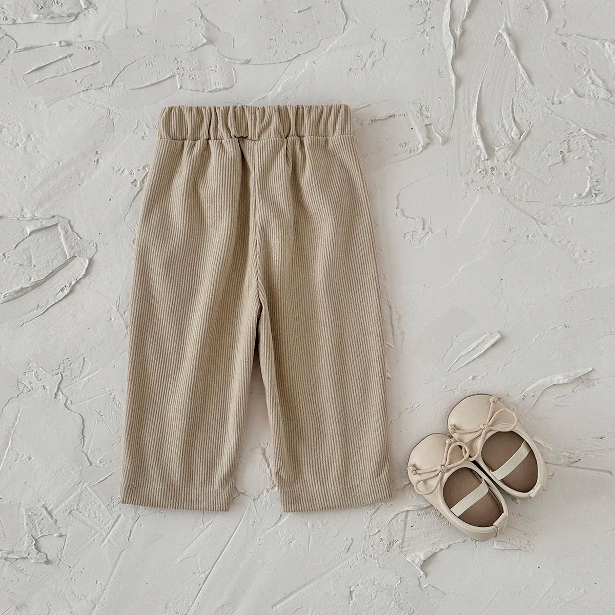 Floral Side Corduroy Pants