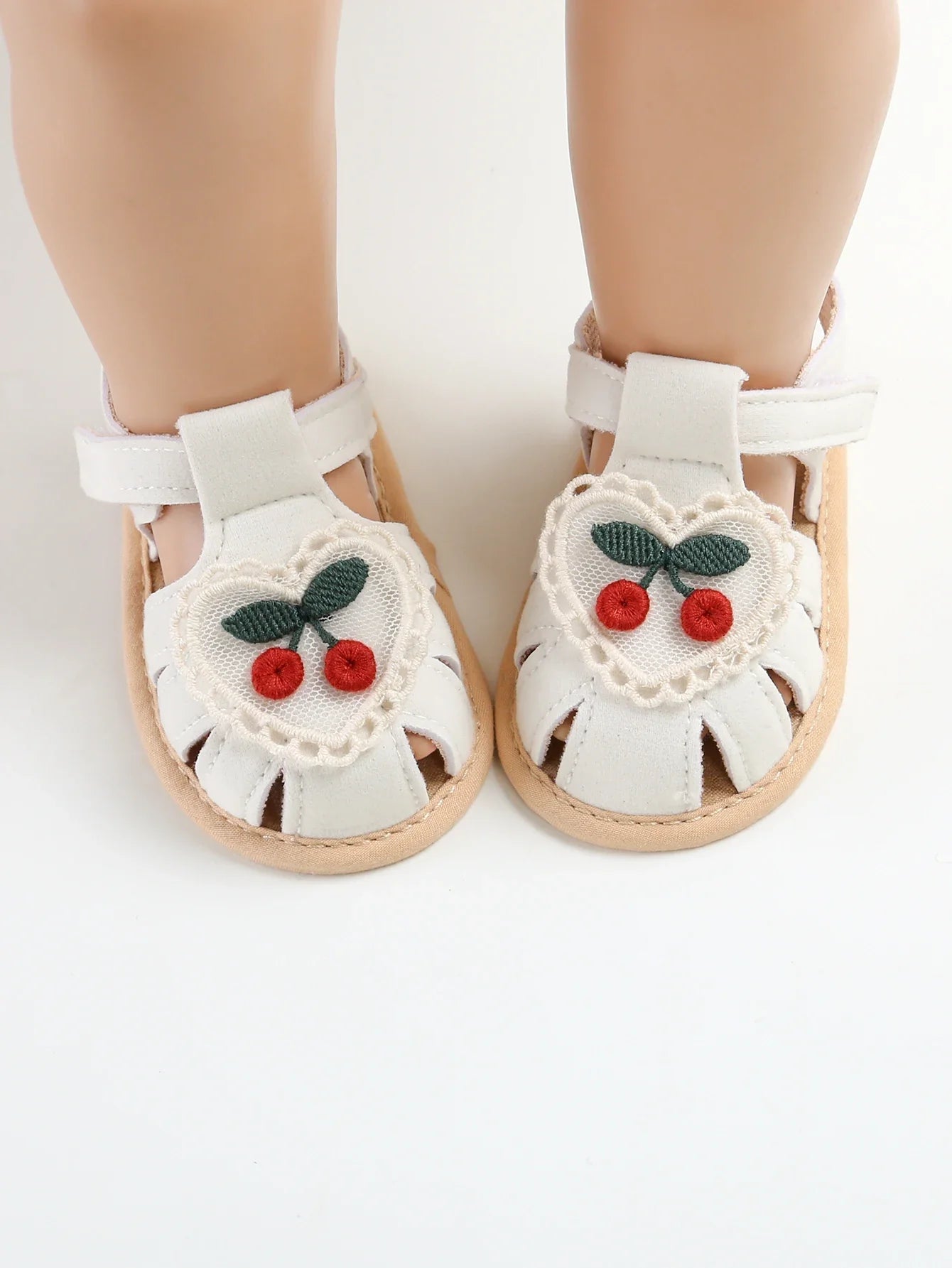 Cherry Heart Sandals
