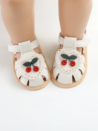 Cherry Heart Sandals