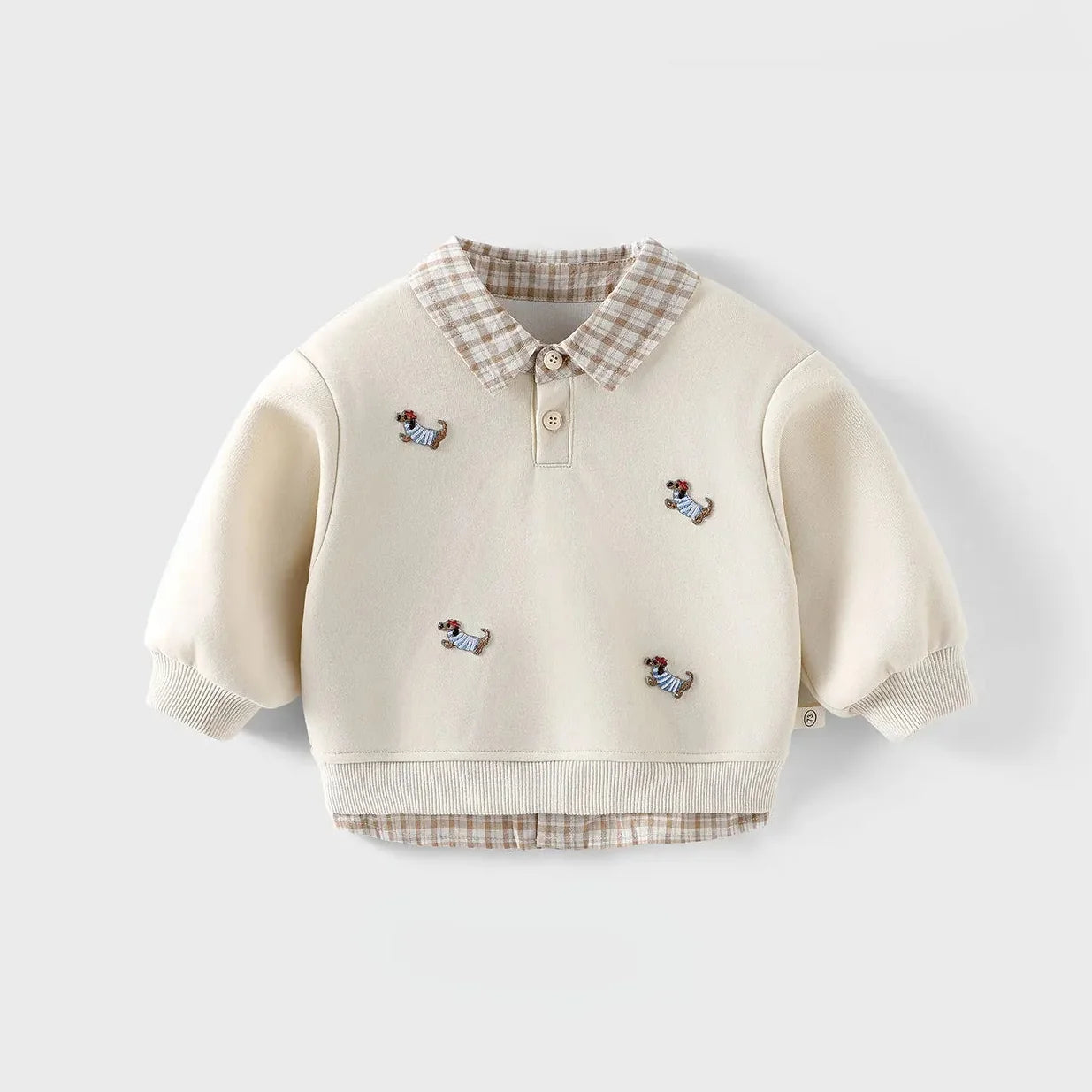 Faux Two-piece Pullover Sweater Top