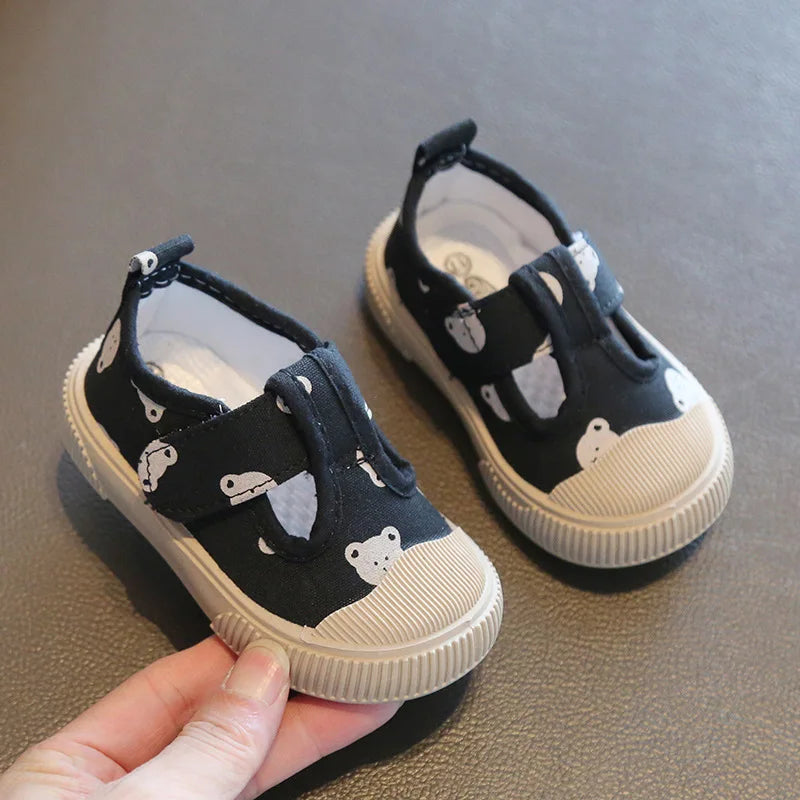 Teddy Bear Canvas Shoes