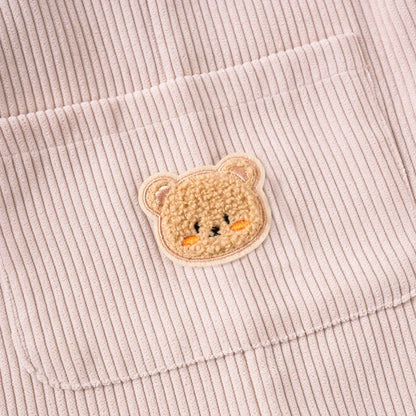 Cute Bear Pocket Jumpsuit
