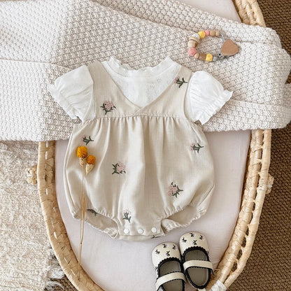 Floral Embroidered Camisole Set