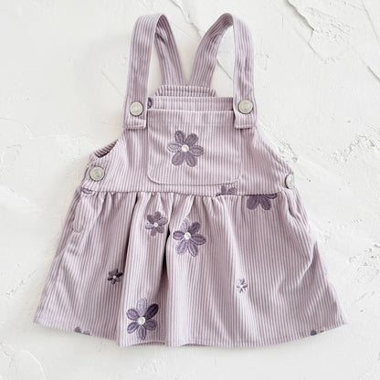 Corduroy Flower Dress