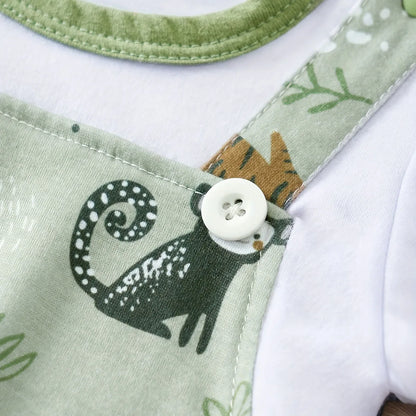 Animal Zoo Print Romper Jumpsuit