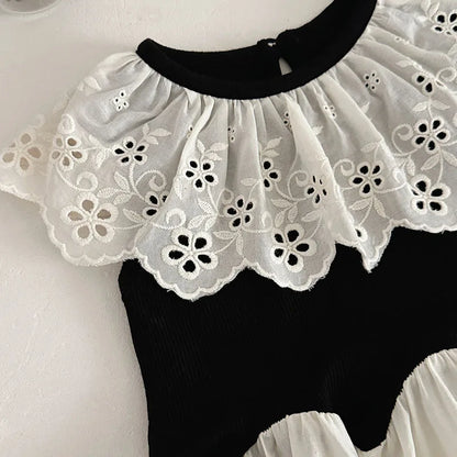 Eyelet Top and Shorts Outfit