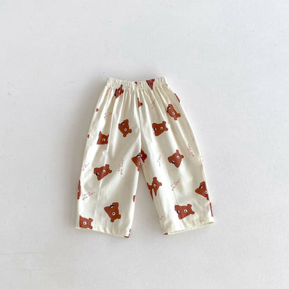 Loose Printed Harem Pants