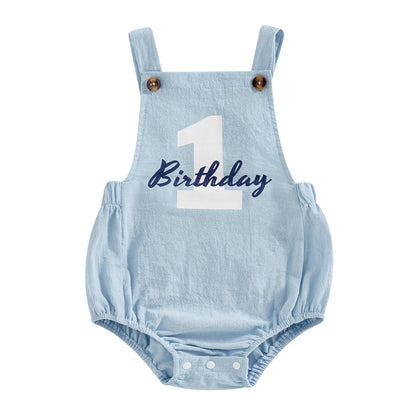 Newborn 1st Birthday Party Romper