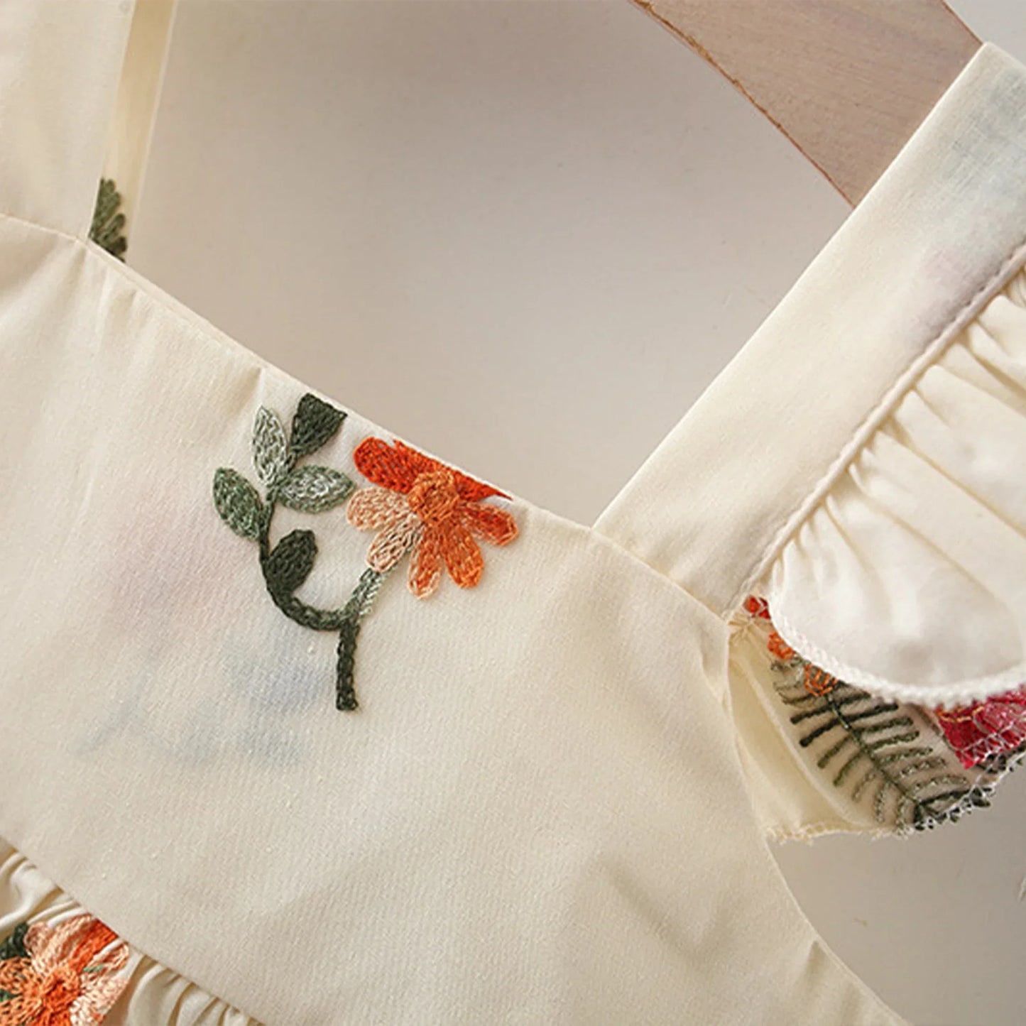 Floral Embroidered Sun Dress