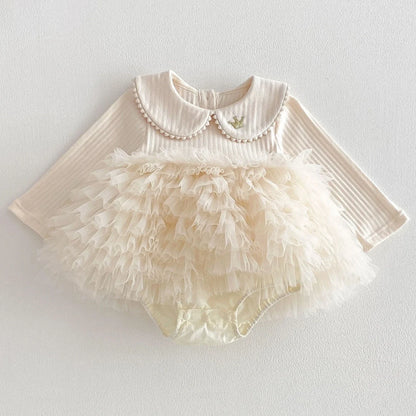 Banquet Ruffle Romper Dress