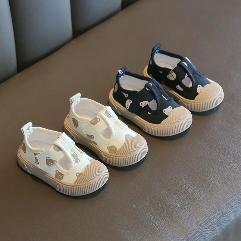 Teddy Bear Canvas Shoes