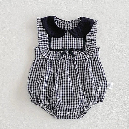 Sleeveless Square Top Romper