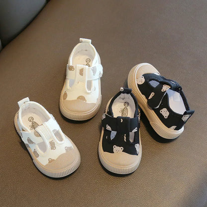 Teddy Bear Canvas Shoes