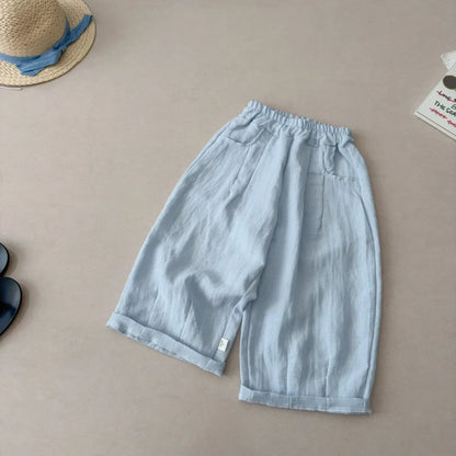 Cotton Linen Slacks Pants