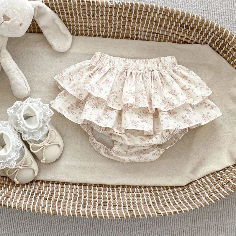 Vintage Style Layered Skirt