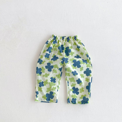 Printed Loose Harem Pants