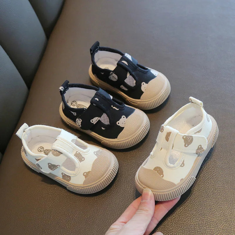Teddy Bear Canvas Shoes