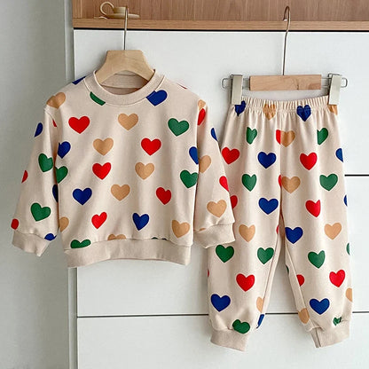 Heart Print Love Lounge Set