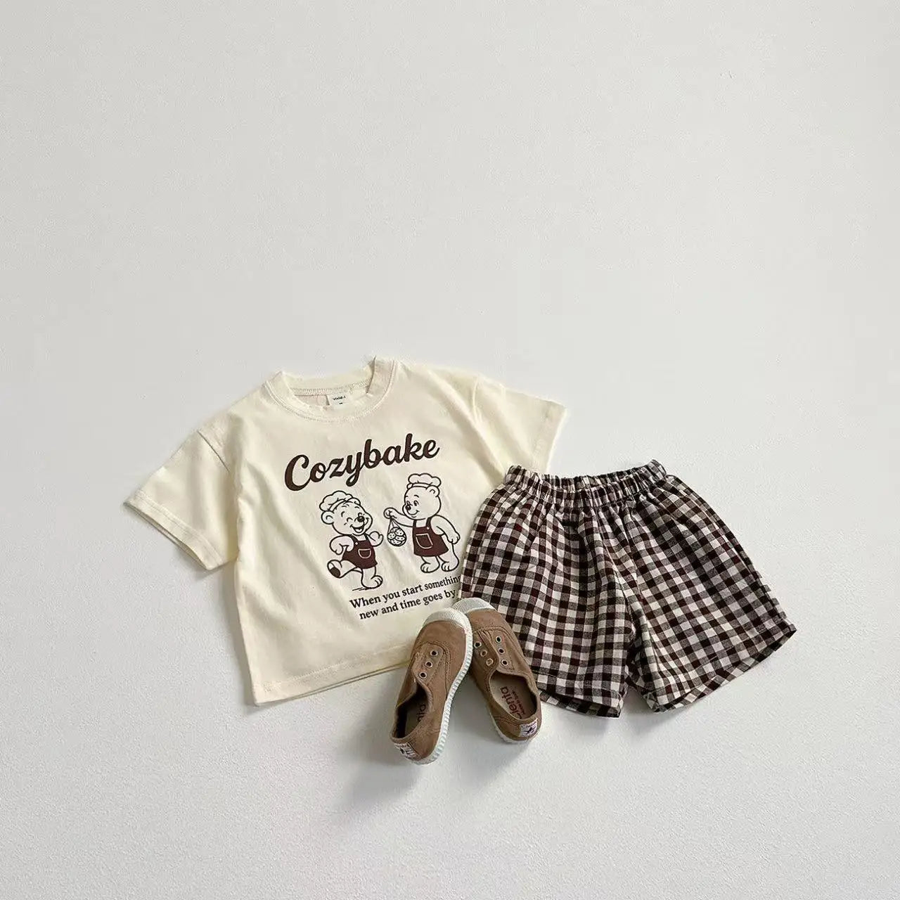Cozybake Plaid Short Set