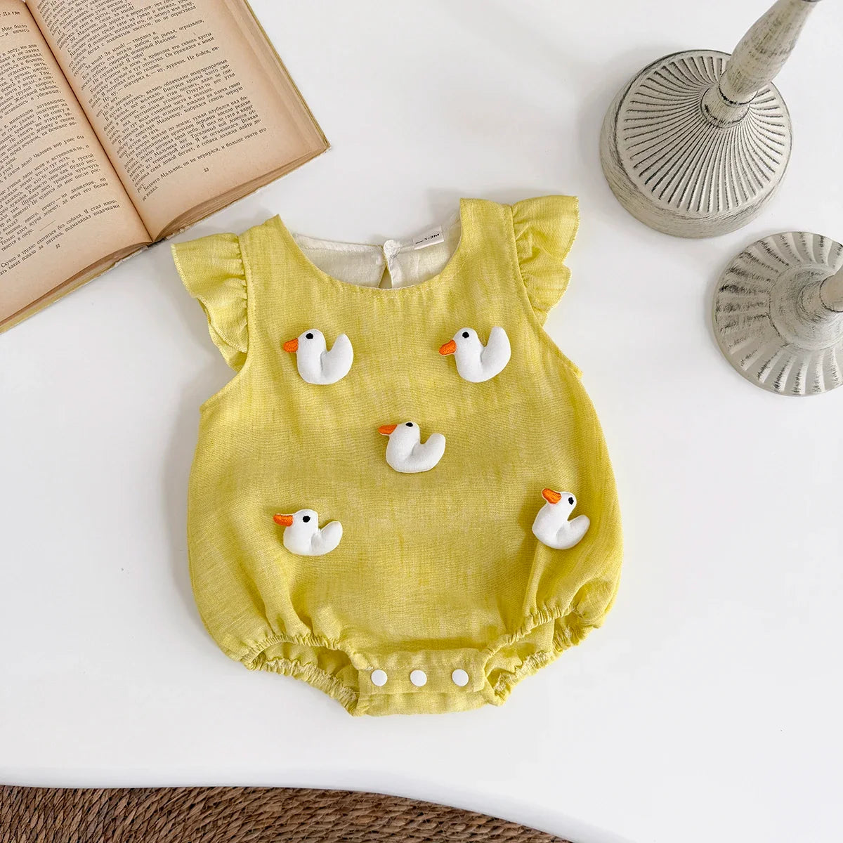 3D Love Duck Romper
